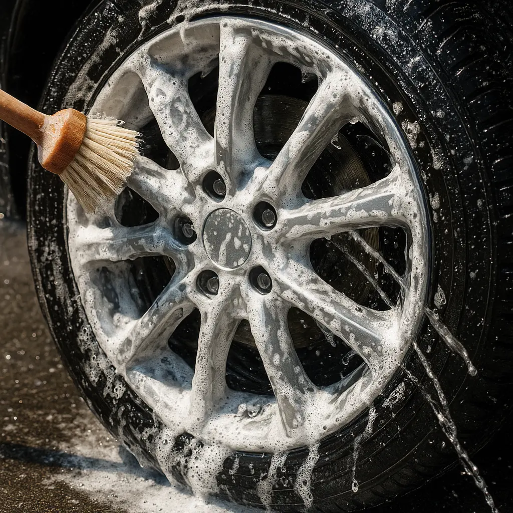 Felgen- und Reifenreinigung